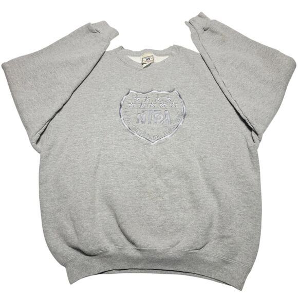 Vintage National Tractor Pullers Sweatshirt NTPA Embroidered Men's Large 90's - Picture 1 of 7